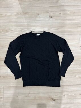 Italic long sleeve knit shirt